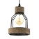 Lamp Bayerlux "Loft" E27 40W Black 14.5x14.5x20-120 cm