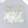 Decor for creativity Plastic "Bow White" shines in the dark 0.8x2.4x3.4 cm