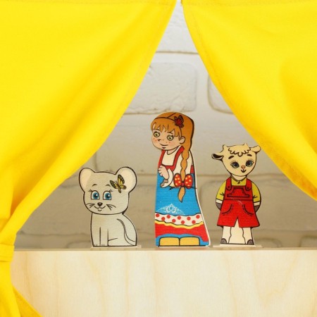 Set "Shirma for the Puppet Theater", screen: 88 × 60 cm-4
