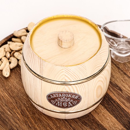 Honey Altai "Different Trade", natural floral barrel, 1 kg-7