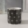 Bank for candles ceramics "Rays" 200 ml 7.3x7.3x7.3 cm