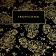 The diary is low, A5, 136 sheets, leatherette, Devente. Tropicana, solid cover, foil embossing, perforation, liesse, block 70%, black