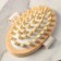Massage brush for the body, smooth