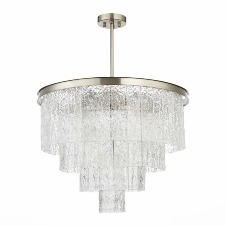 Ceiling Ceiling ST LUCE. SL1230.102.08. Stabia. 8x60 W, E14, 60x60x75 cm, Nickel color
