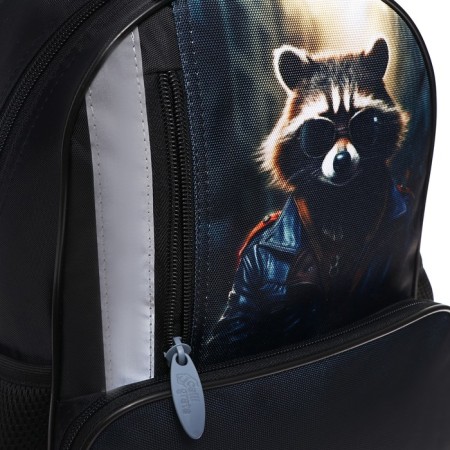 School backpack, 37 x 26 x 13 cm, ergonomic back, calligrata orth "raccoon"-12