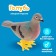 Clothing toy "pigeon"