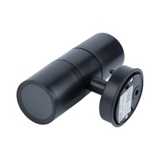 Street lamp Uniel, 14 W, GU10, IP65, 76.5x161x110 mm, black color black