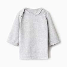 T -shirt with DL. Sleeve Bloom Baby, p. 74 cm, gray