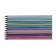 Film -colored pencils, ZHK "Sonnet", Metallic, 12 colors, metallic, for dark paper