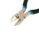 Tundra side sides, nickelled, rubberized handles, 160 mm