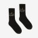 Women's socks, black color/crown, size 35-37