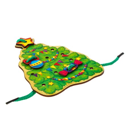 New Year's toy. Figure lacing "New Year! Christmas tree "-4