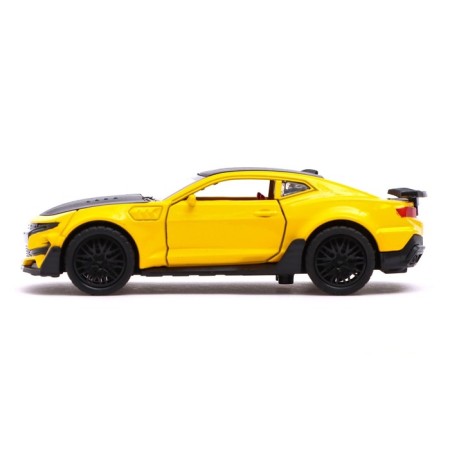 Metal "Sport", inertia, doors, trunk, yellow color open-1