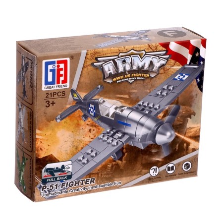Block designer "Airplanes", 6 types, mix-5
