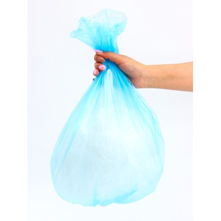 Garbage bags in the roll "Upak Land" 35 l, blue, PND thickness 10 μm, 45 x 60 cm. 50 pcs.-4