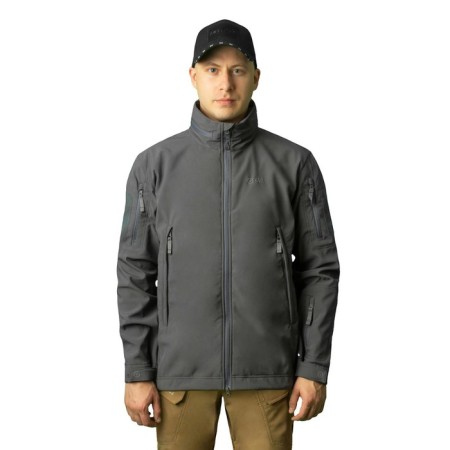 Phantom jacket, gray color, soft fabric, size 52-54, height 170-176/xl