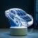 Lamp "Auto" LED 3 white modes from the network 10.5x13x20.5 cm Risalux