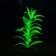 The plant is artificial aquarium, luminous, 20 cm, green
