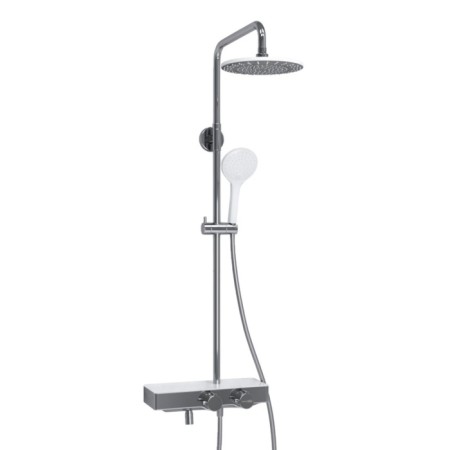Show system Wasserkraft a113.067.155.ch Thermo, tropical shower, thermostat, chrome/white 1011510
