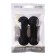 A set of door blockers, 2 pcs., Brown color
