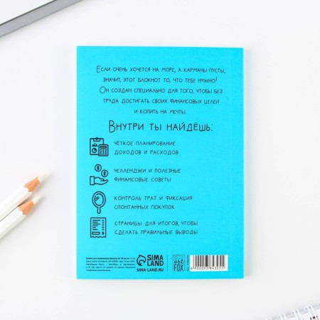 Smart notebook for Panda Finance planning, A6, 68 sheets format.-9
