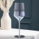 A glass of glass for the wine "Flinking", 500 ml, 8.5 × 25 cm, blue color