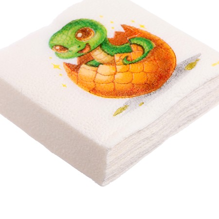 New Year's wipes “Happy New Year: Surprise”, single -layer, 24x24 cm, 20 pcs.-4