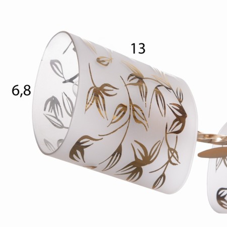 Darsy chandelier 5x40W E27 Gold Model: 2829735-6