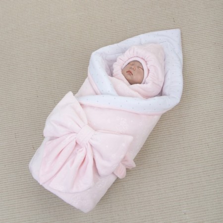Set for discharge Winter Kinderlitto "Bear on the Moon", 6 items, height 56-62 cm, pink color-3