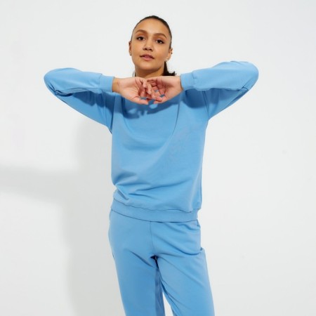 Women's costume (sweatshirt, trousers) minku: casual collection color Blue, size 44-1