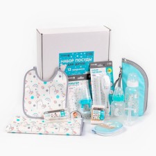 Set for feeding and leaving 