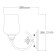 Sconces "Palermo", size 13x21x27 cm, 40W 1xe27