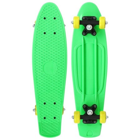 Penniboard Onlytop, 56x15 cm, PVC 50 mm wheels, plastic frame, emerald color-1