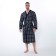 Male robe, dark blue color, size 58