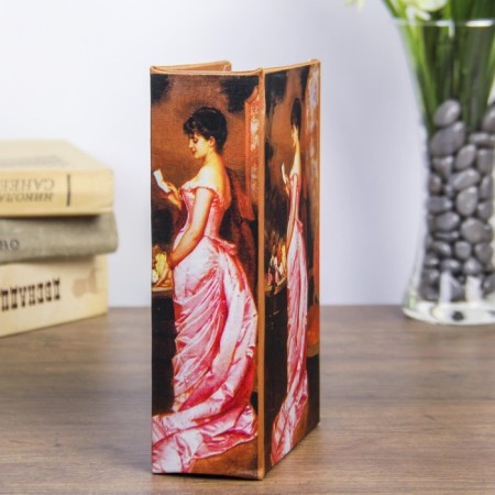 Safe Brush tree "Lady in pink" silk 17x11x5 cm-3