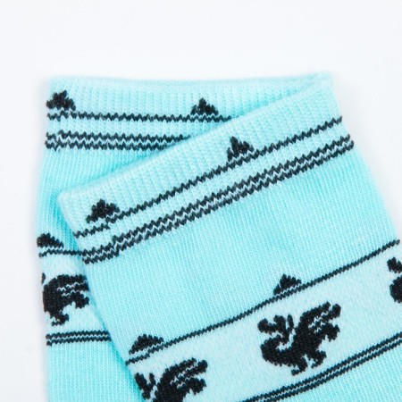 Women's socks, turquoise color, size 23-25-2
