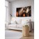 Decorative panel with photo printing "Evening at the cowboy", horizontal, size 100x150 cm