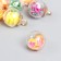 Suspension for creativity glass, plastic "Fruit in the ball" set 10 pcs 2x1.8 cm