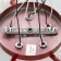 Causte "Online" (Tsil.) 5x15W E27 Model: BR 00287 Red 52x52x15cm