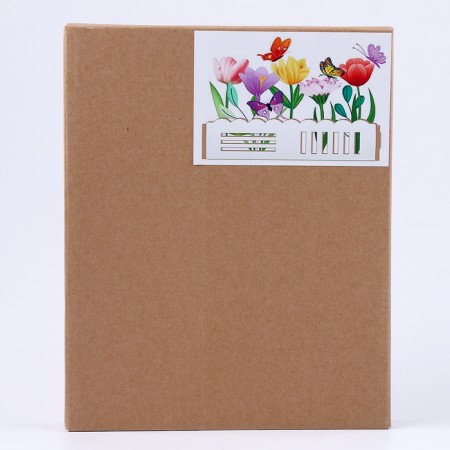 Diamond embroidery "Flowers with butterflies in the garden" Interior decor-7