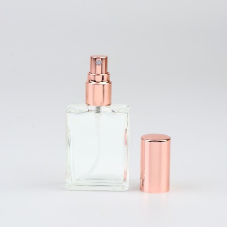 Perfume bottle, with a spray, 15 ml, color pink gold-7