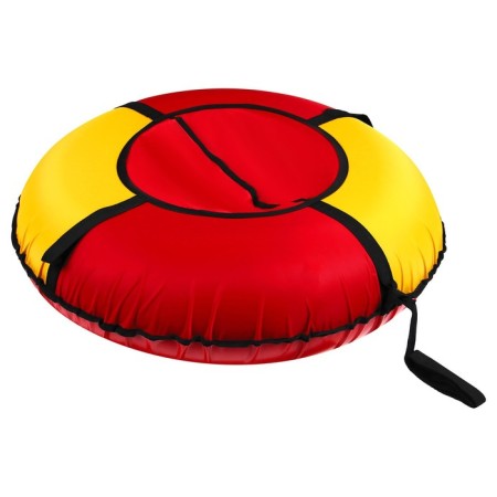 Winter Star tubing-vatter, Czech diameter 100 cm, red/yellow color-3