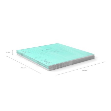 Notebook 12 sheets in the Erichkrause line CoverPro "Vivid", plastic cover, offset unit, turquoise-6