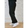 Female trousers, size 62, black color
