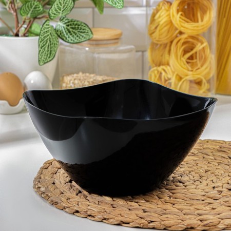 Rondo salad bowl, 2 l, black color