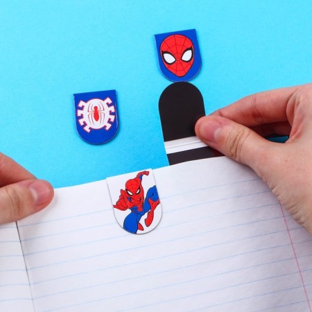 A postcard with magnetic bookmarks "Real hero!", Spider-Man, 8 pcs.-3