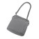 Female bag, artificial leather, gray color