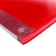 Folder with 60 A4, 500 microns, calligrata, pocket on the spine, red
