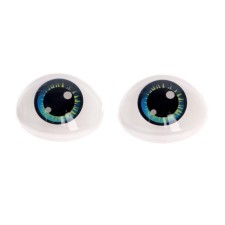 Eyes, set 4 pcs., Size 1 pc: 19.3 × 26 mm, blue color
