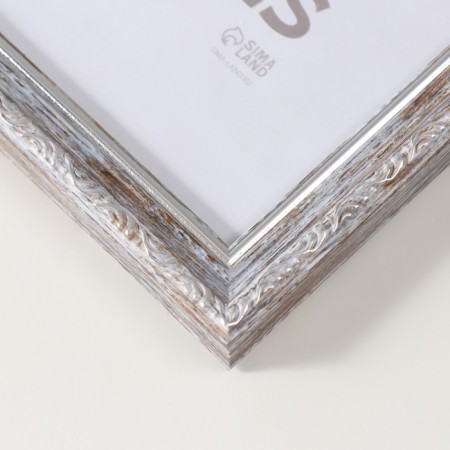 Photo frame Plastic "Modern" 21x30 cm, frosty silver-1
